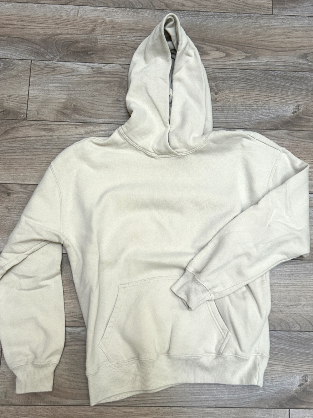 Super Soft Hollister Hoodie (light taupe color)